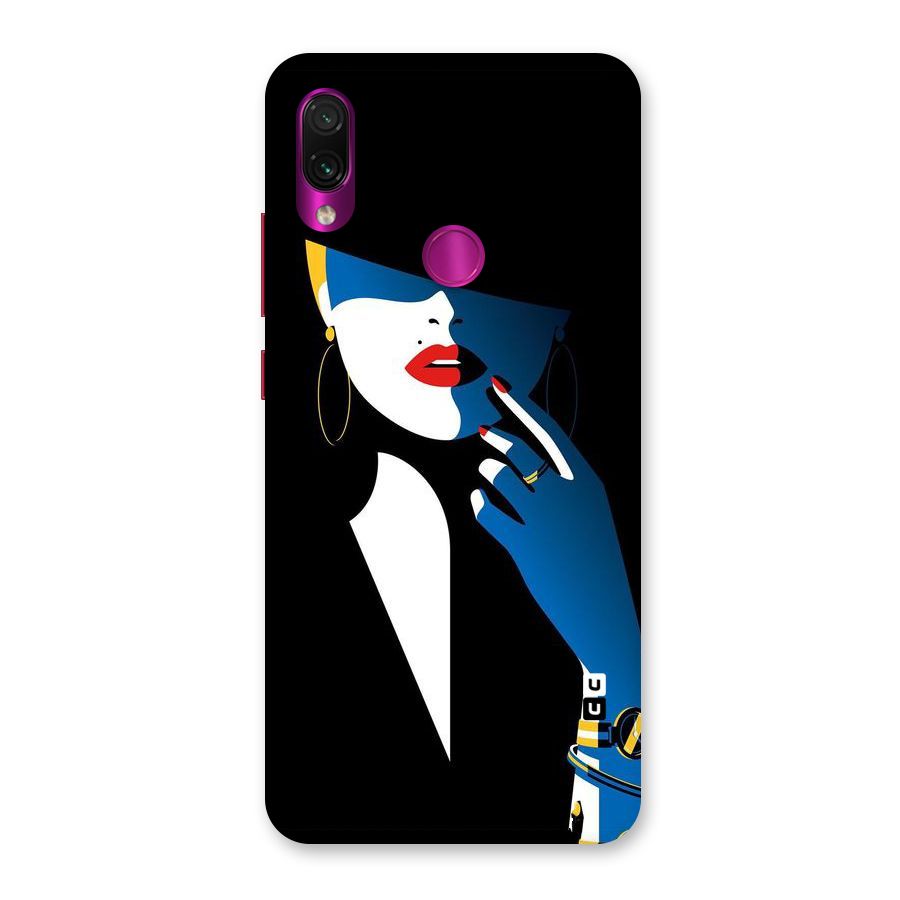 Elegant Woman Back Case for Redmi Note 7 Pro