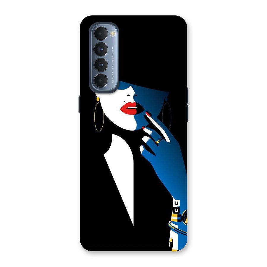 Elegant Woman Back Case for Reno4 Pro