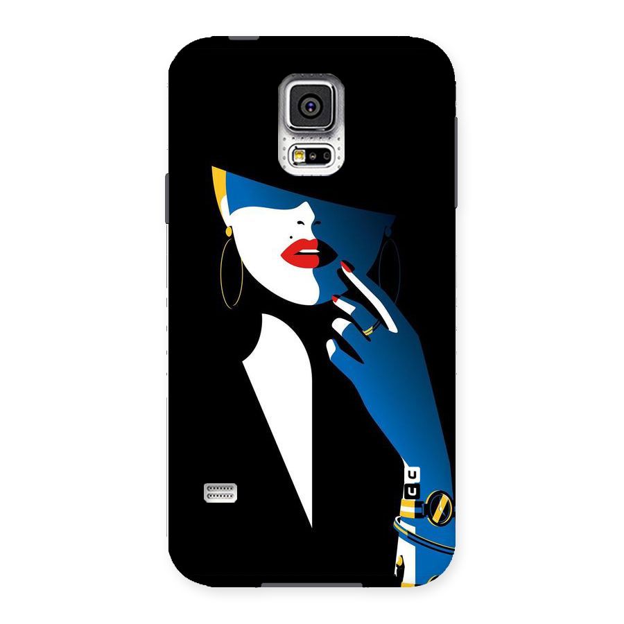Elegant Woman Back Case for Samsung Galaxy S5