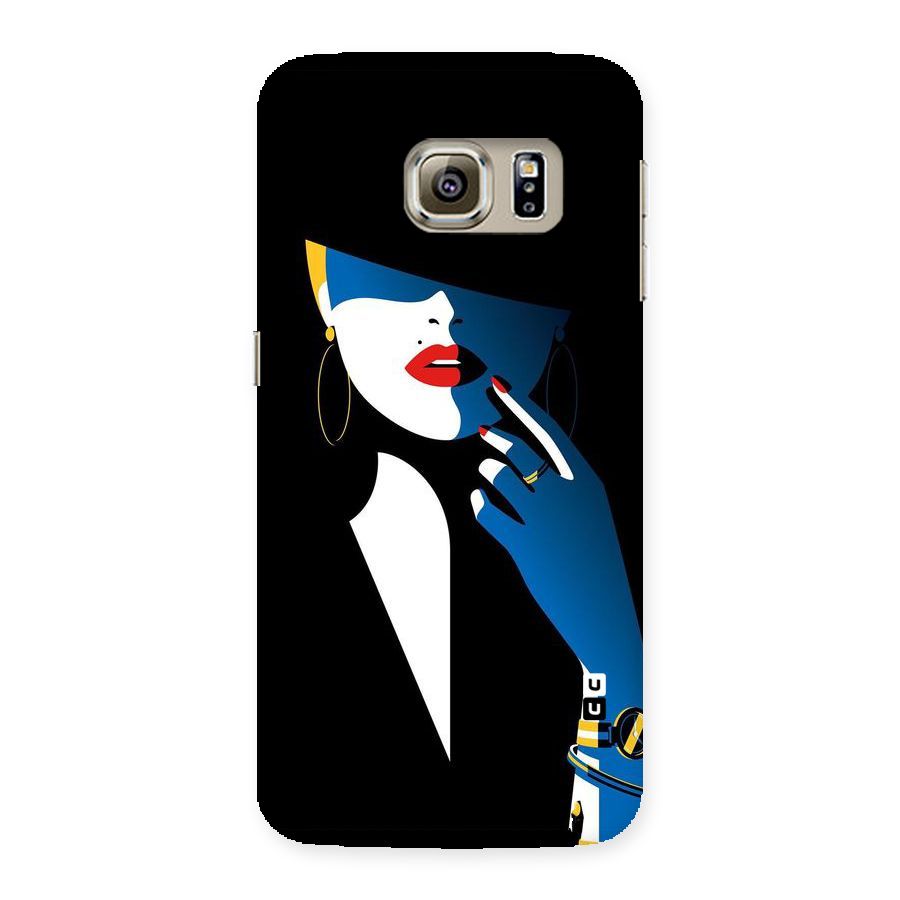 Elegant Woman Back Case for Samsung Galaxy S6 Edge