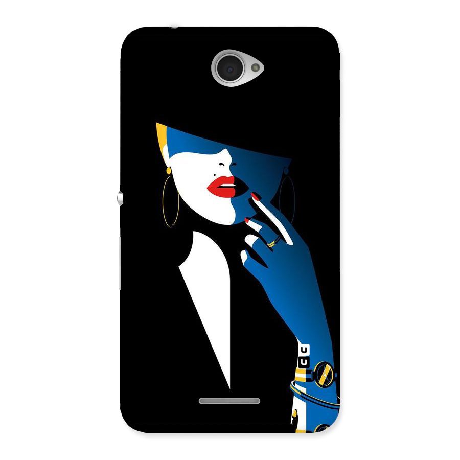 Elegant Woman Back Case for Sony Xperia E4