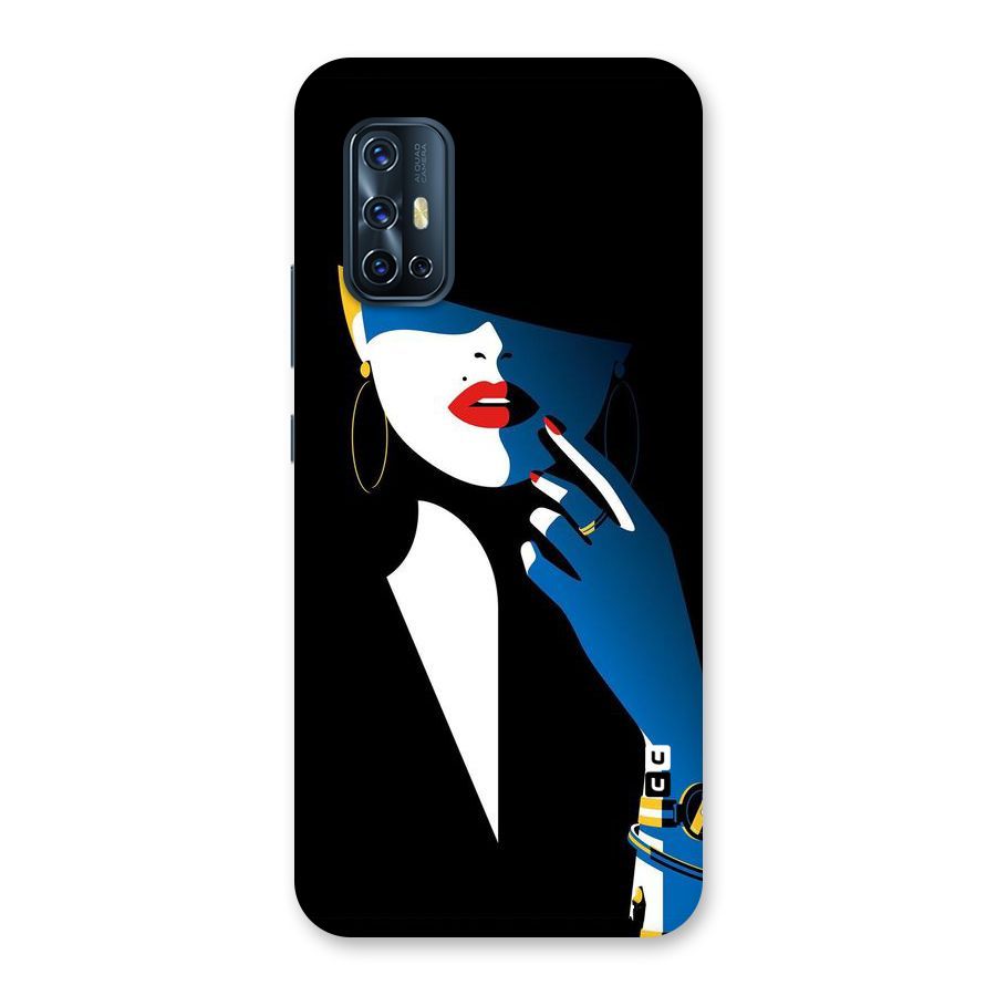Elegant Woman Back Case for Vivo V17
