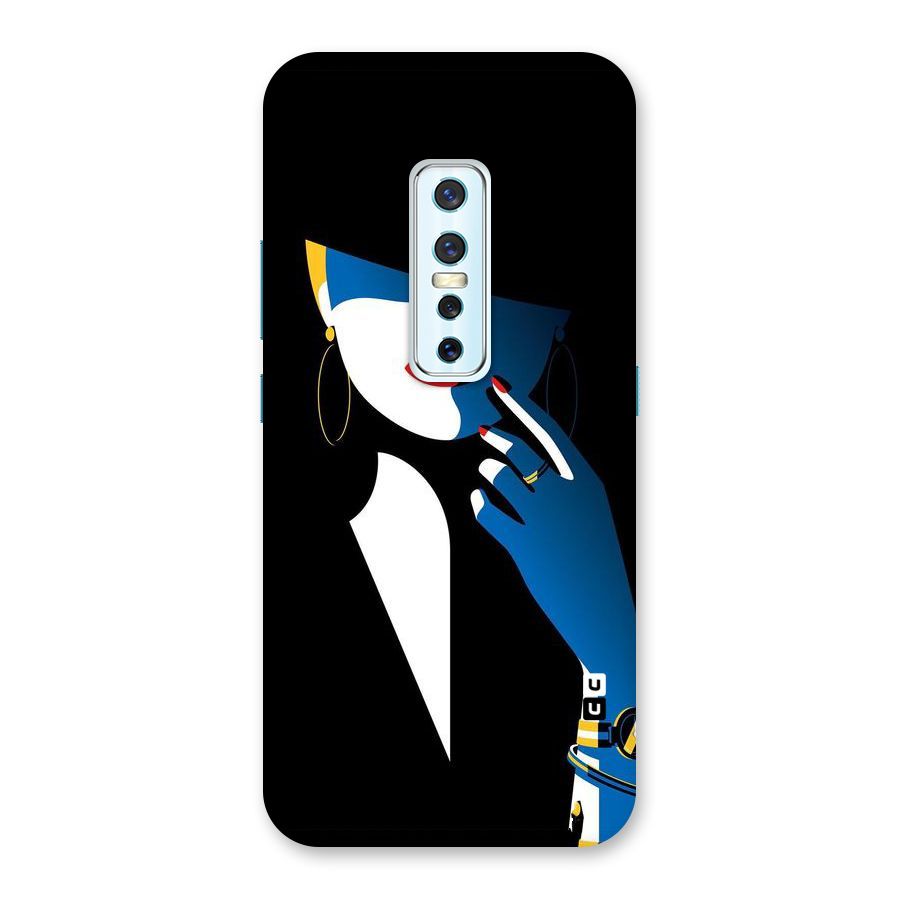 Elegant Woman Back Case for Vivo V17 Pro