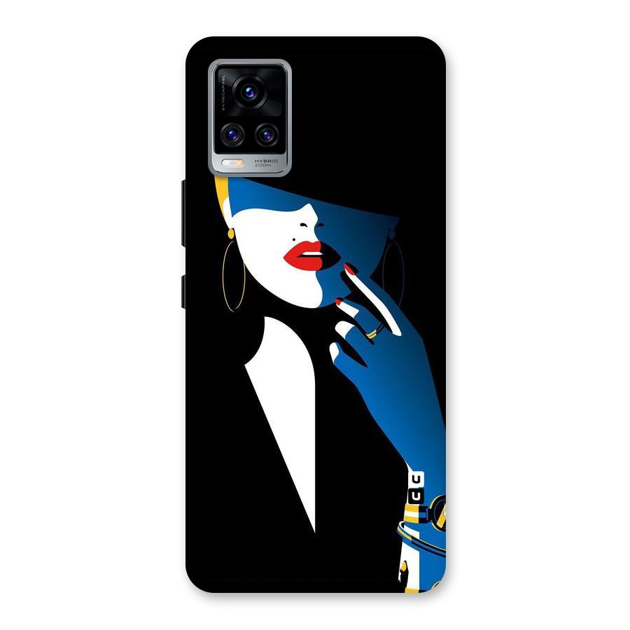 Elegant Woman Back Case for Vivo V20 Pro