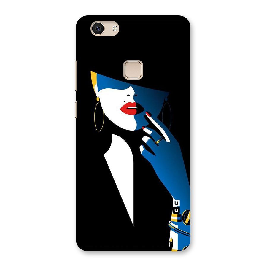 Elegant Woman Back Case for Vivo V7