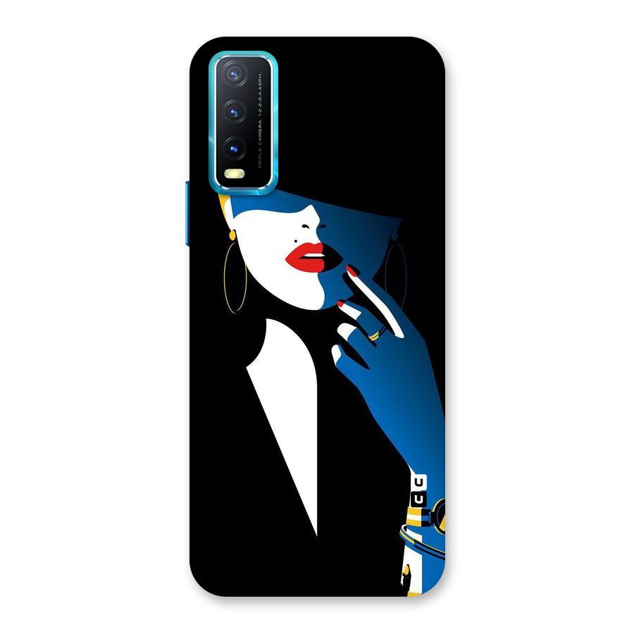 Elegant Woman Back Case for Vivo Y20A