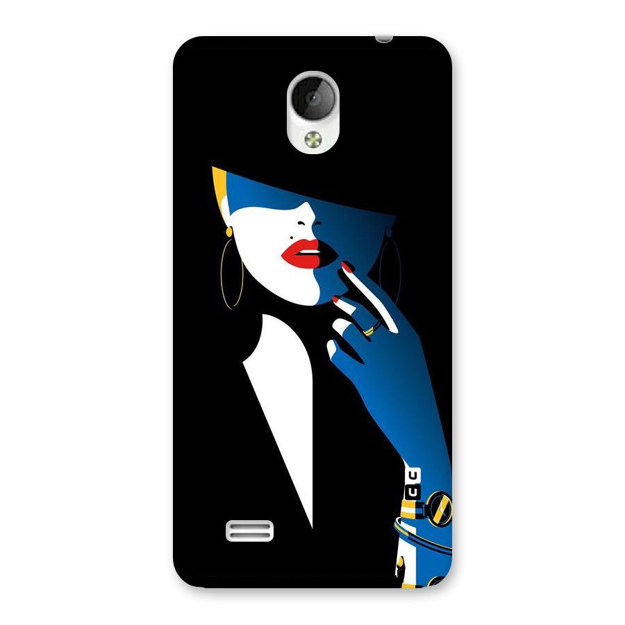 Elegant Woman Back Case for Vivo Y21