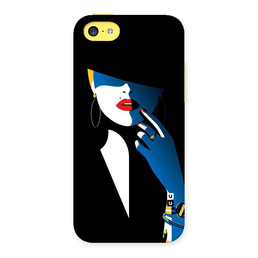 Elegant Woman Back Case for iPhone 5C