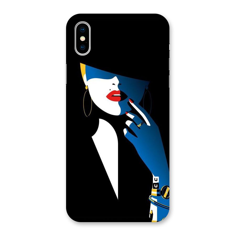 Elegant Woman Back Case for iPhone XS