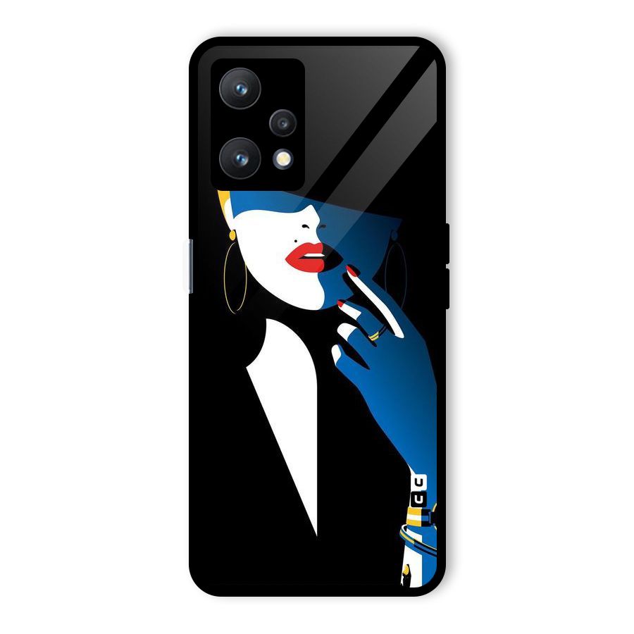 Elegant Woman Glass Back Case for Realme 9 Pro 5G