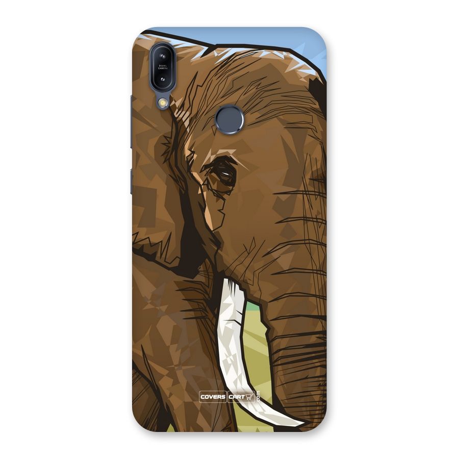 Elephant Artwork Back Case for Zenfone Max M2