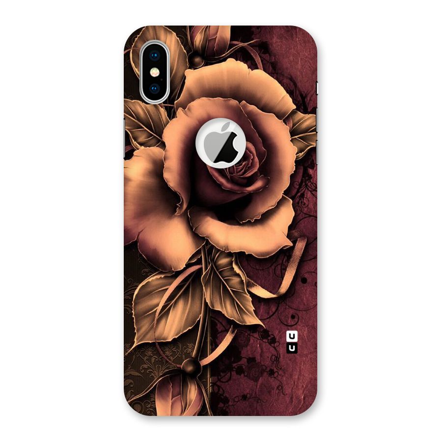 Elite Artsy Back Case for iPhone X Logo Cut