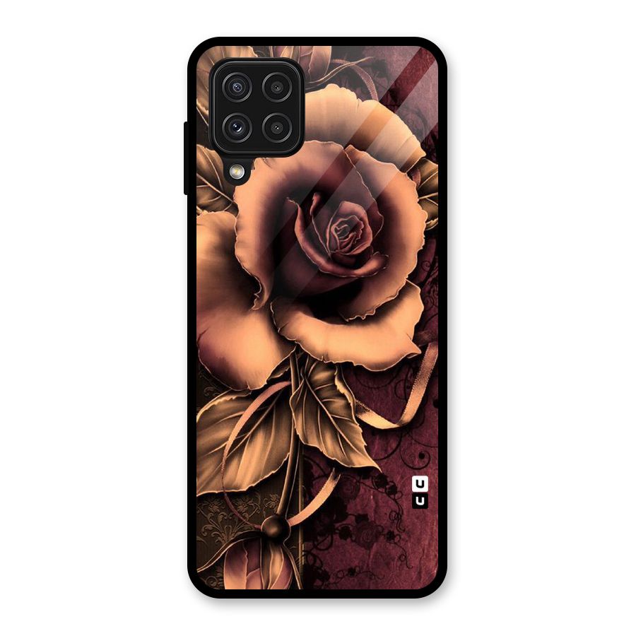 Elite Artsy Glass Back Case for Galaxy A22 4G