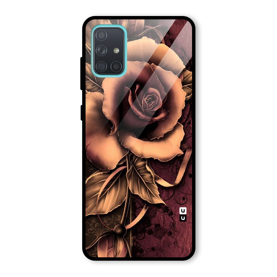 Elite Artsy Glass Back Case for Galaxy A71