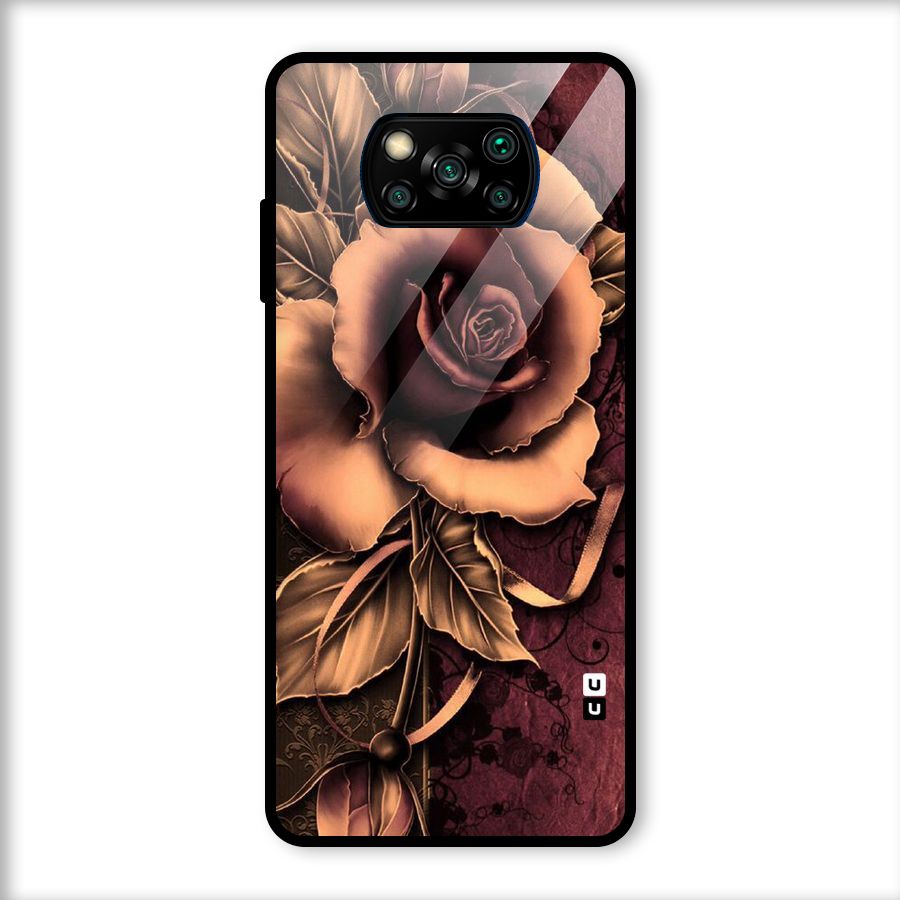 Elite Artsy Glass Back Case for Poco X3