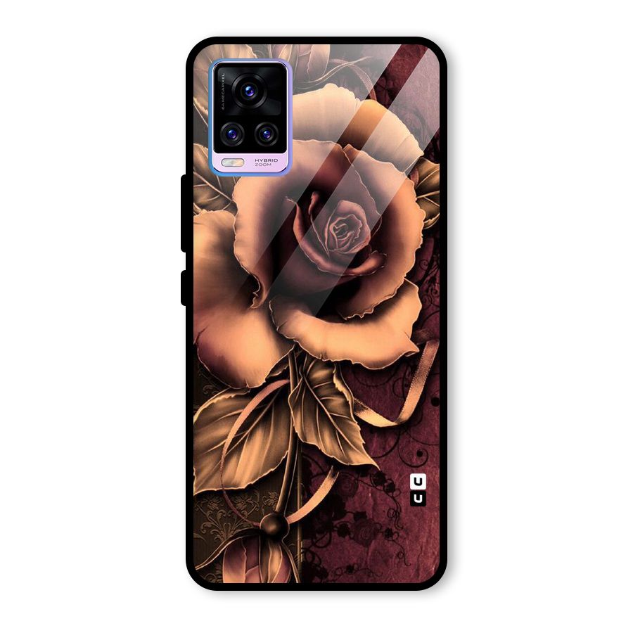 Elite Artsy Glass Back Case for Vivo V20 Pro