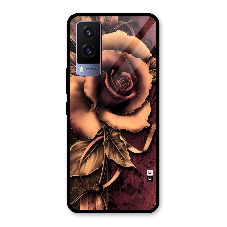 Elite Artsy Glass Back Case for Vivo V21e 5G