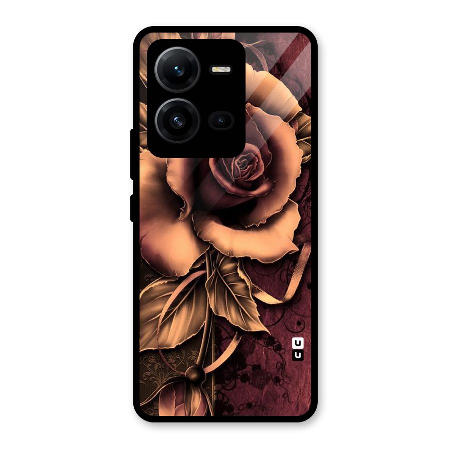 Elite Artsy Glass Back Case for Vivo V25