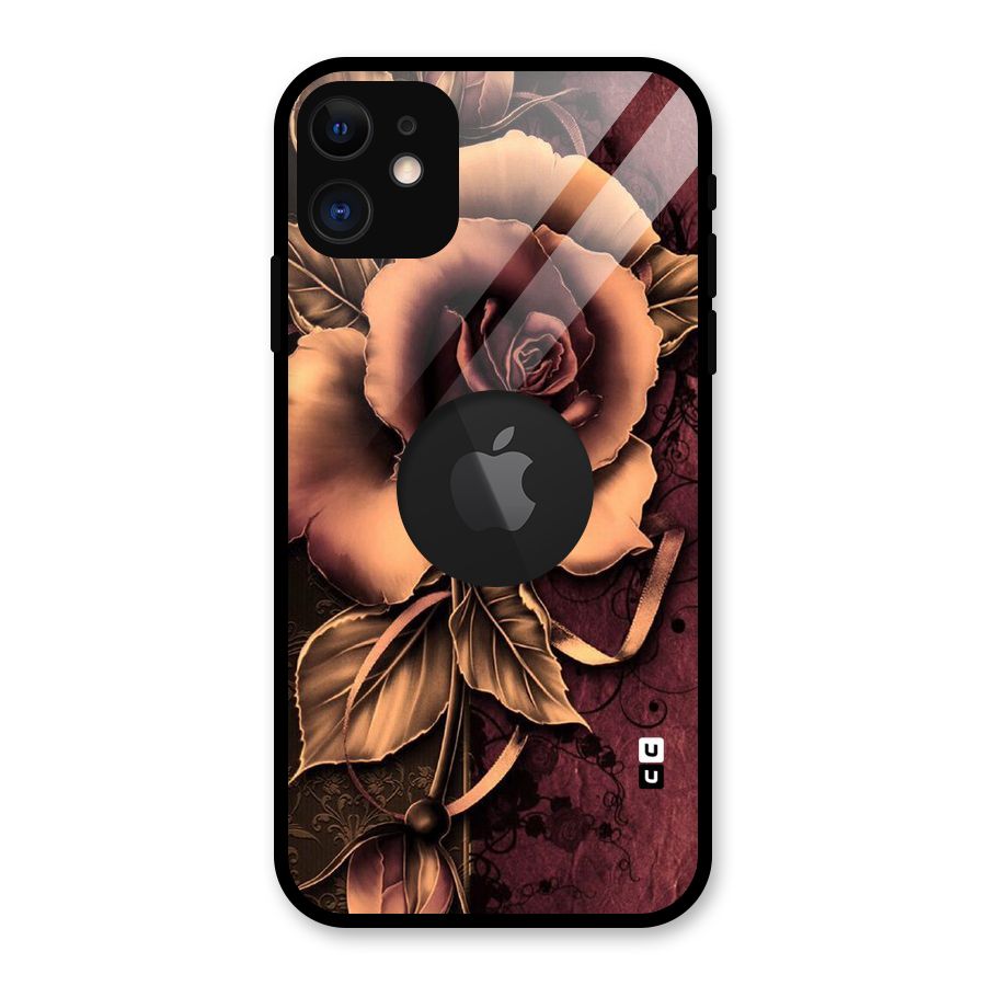 Elite Artsy Glass Back Case for iPhone 11 Logo Cut