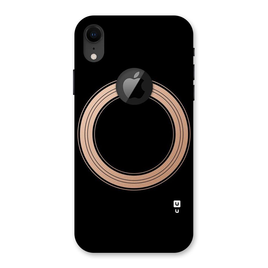 Elite Circle Back Case for iPhone XR Logo Cut