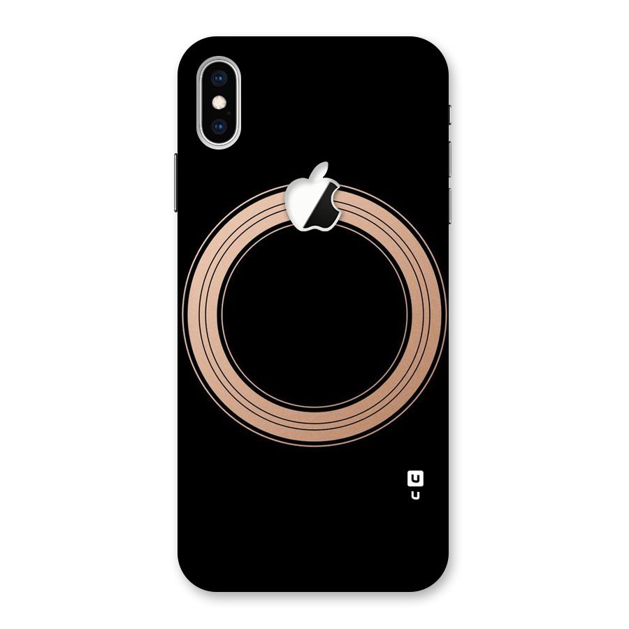 Elite Circle Back Case for iPhone XS Max Apple Cut