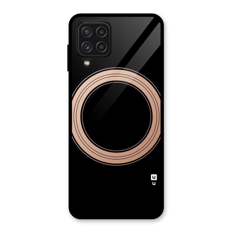 Elite Circle Glass Back Case for Galaxy A22 4G