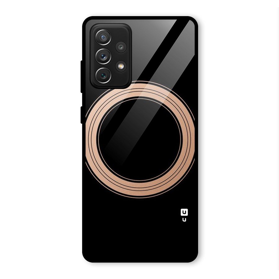 Elite Circle Glass Back Case for Galaxy A72