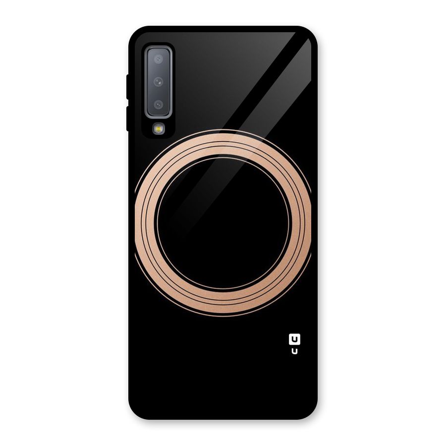 Elite Circle Glass Back Case for Galaxy A7 (2018)