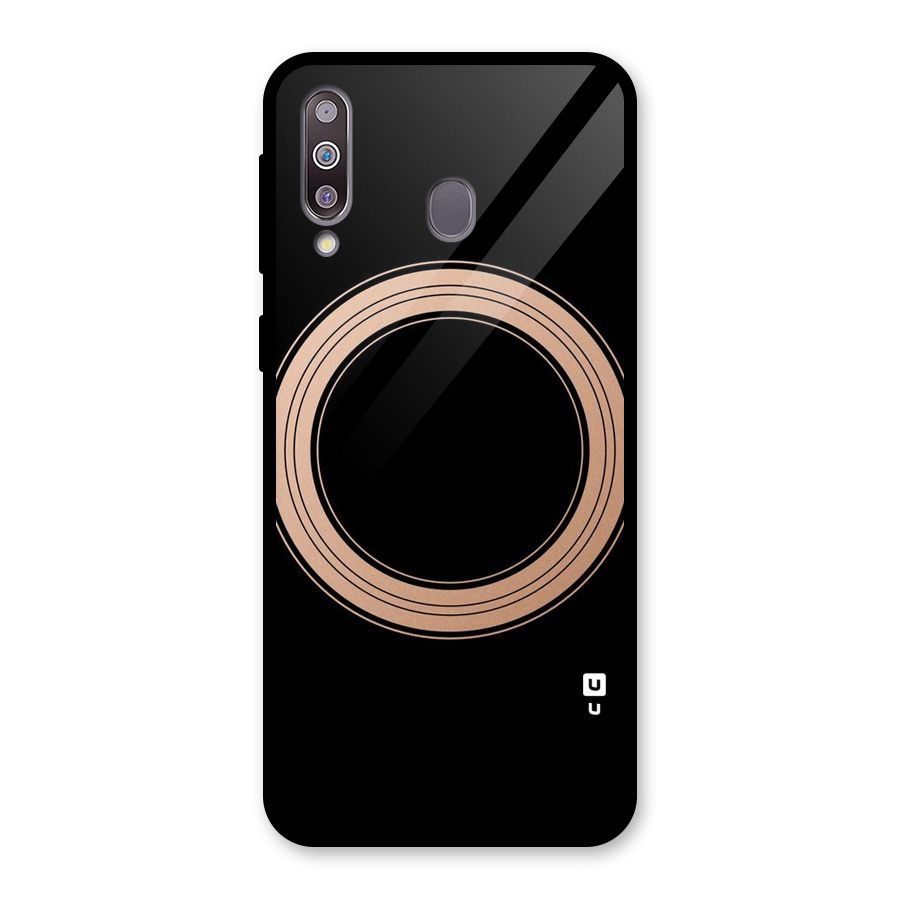 Elite Circle Glass Back Case for Galaxy M30