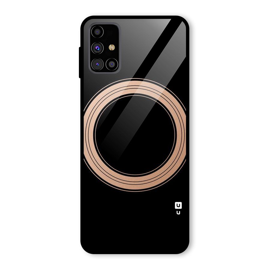 Elite Circle Glass Back Case for Galaxy M31s