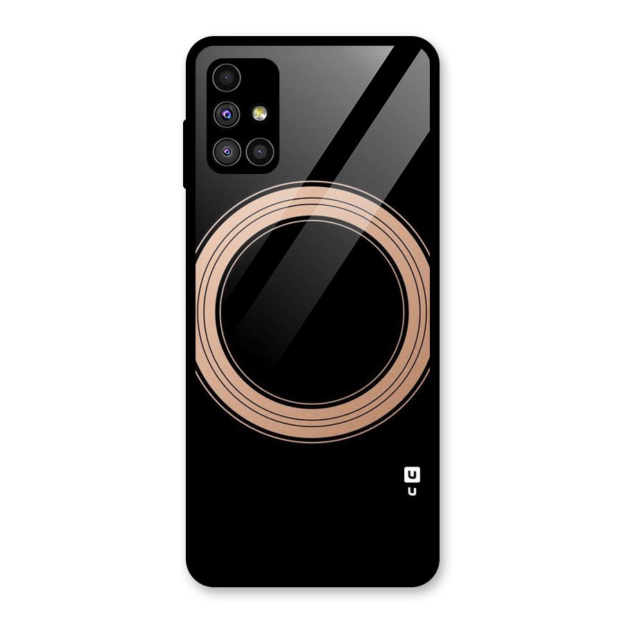 Elite Circle Glass Back Case for Galaxy M51