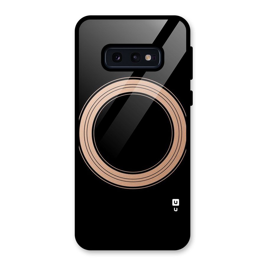 Elite Circle Glass Back Case for Galaxy S10e