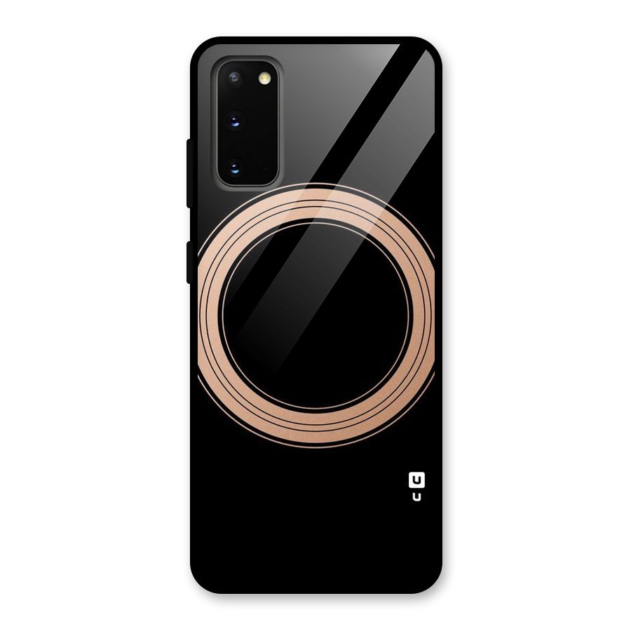 Elite Circle Glass Back Case for Galaxy S20