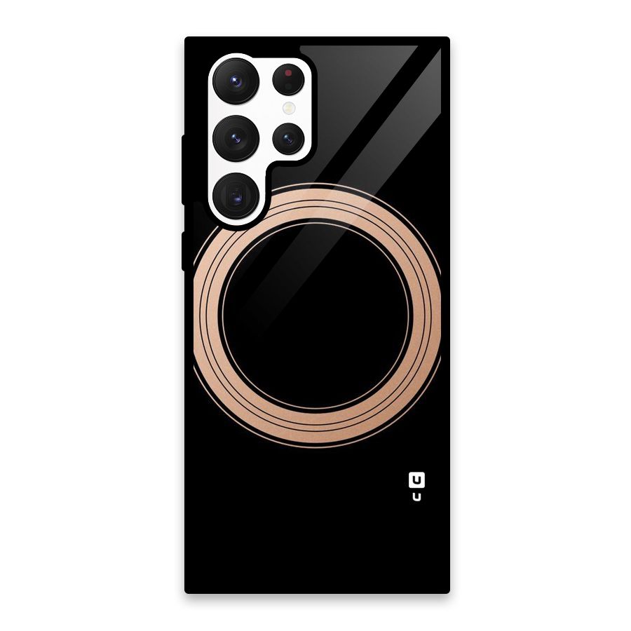 Elite Circle Glass Back Case for Galaxy S22 Ultra 5G