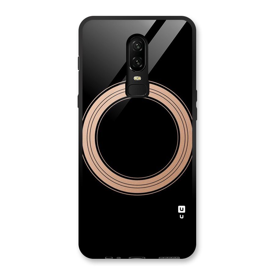 Elite Circle Glass Back Case for OnePlus 6