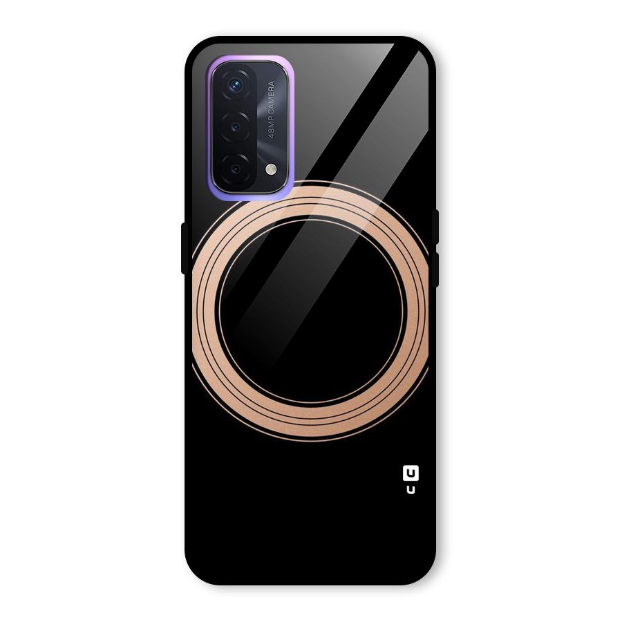 Elite Circle Glass Back Case for Oppo A74 5G