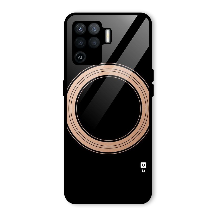 Elite Circle Glass Back Case for Oppo F19 Pro