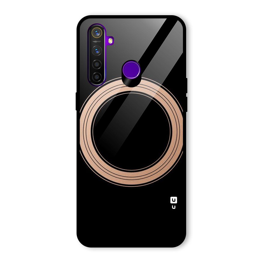 Elite Circle Glass Back Case for Realme 5 Pro