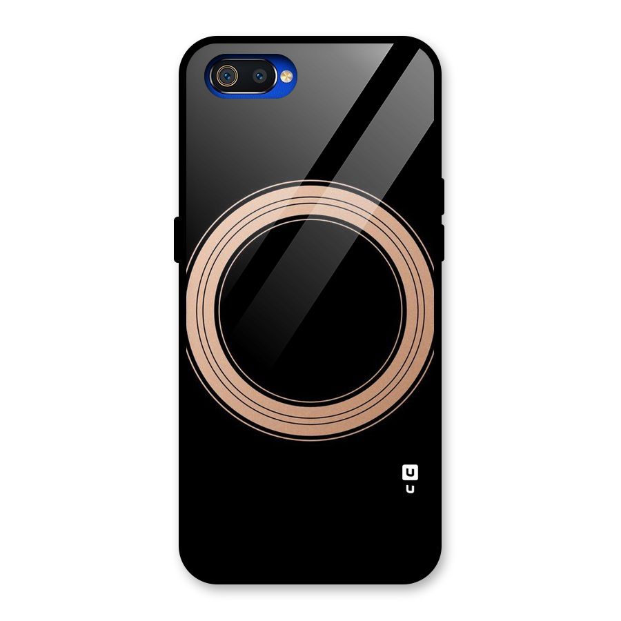 Elite Circle Glass Back Case for Realme C2
