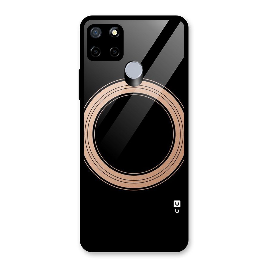 Elite Circle Glass Back Case for Realme Narzo 20