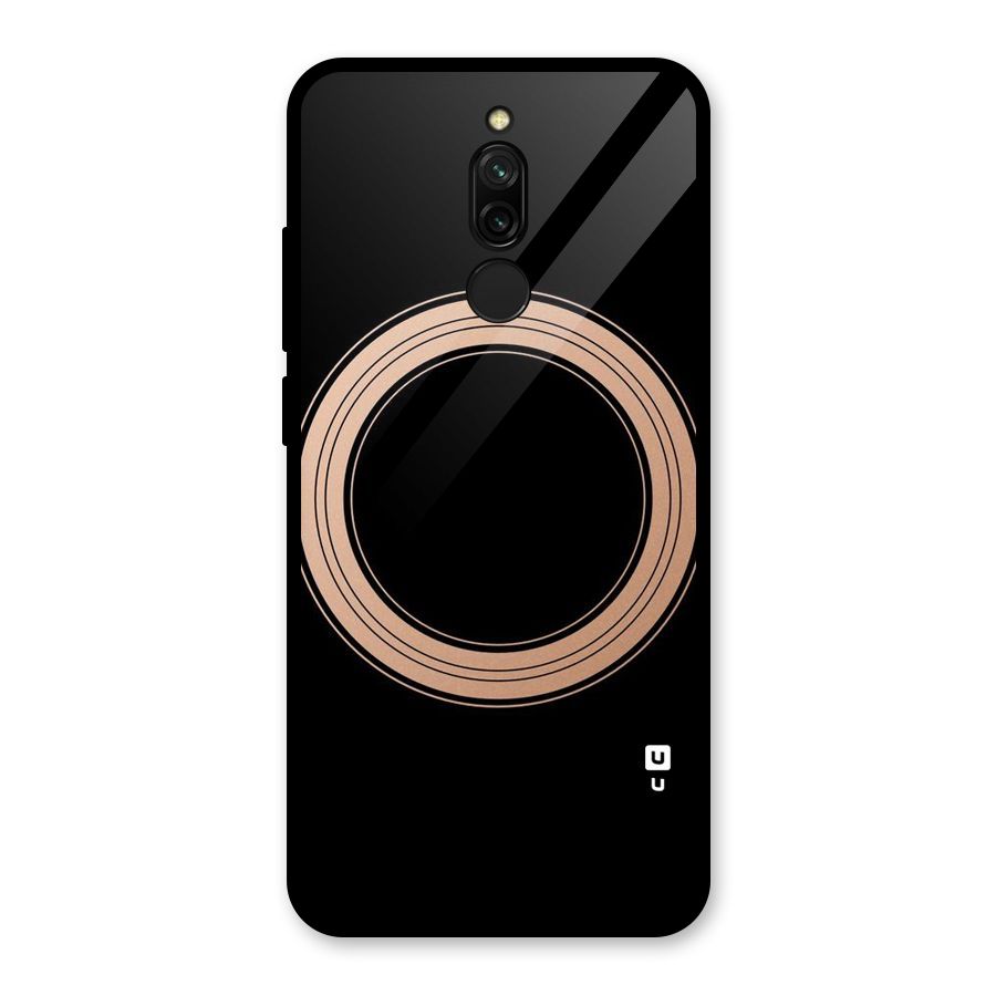 Elite Circle Glass Back Case for Redmi 8
