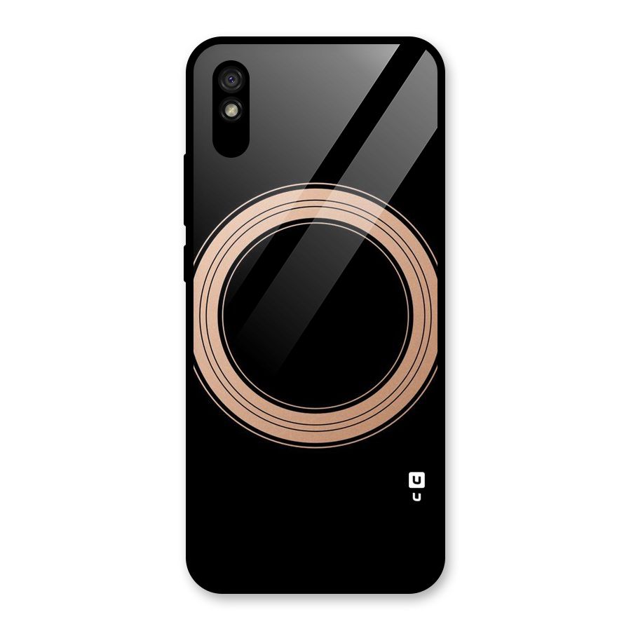 Elite Circle Glass Back Case for Redmi 9A