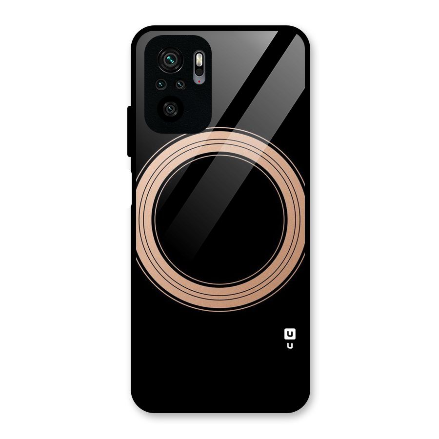 Elite Circle Glass Back Case for Redmi Note 10S