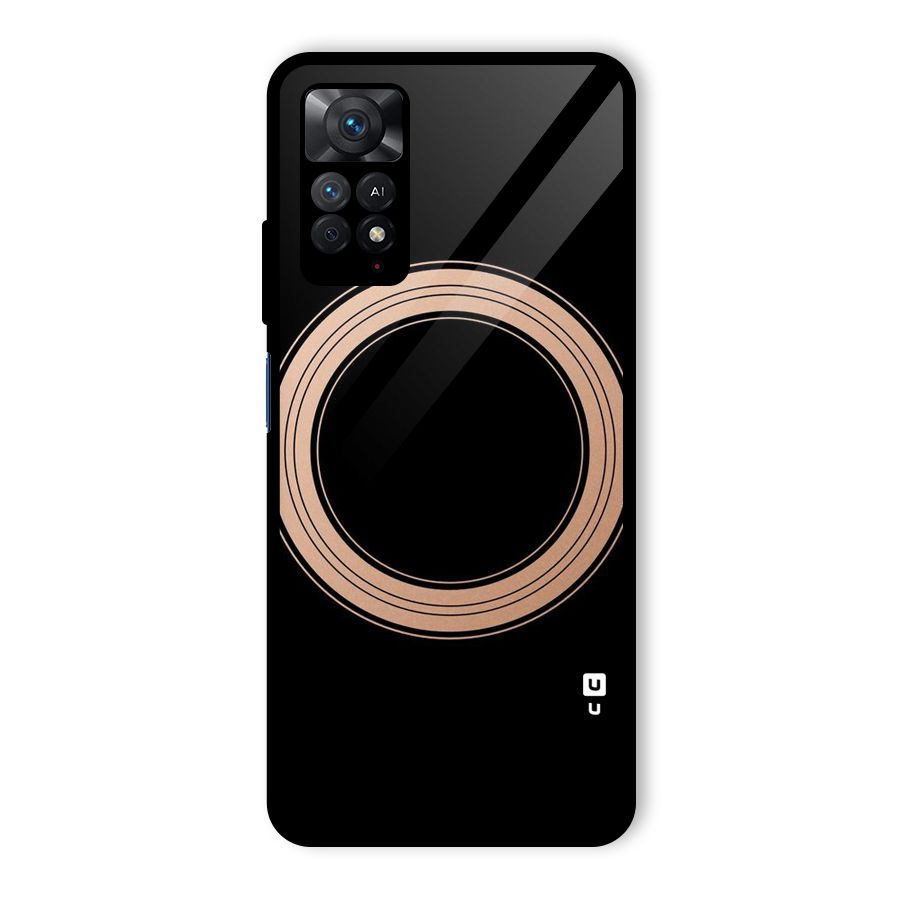 Elite Circle Glass Back Case for Redmi Note 11 Pro