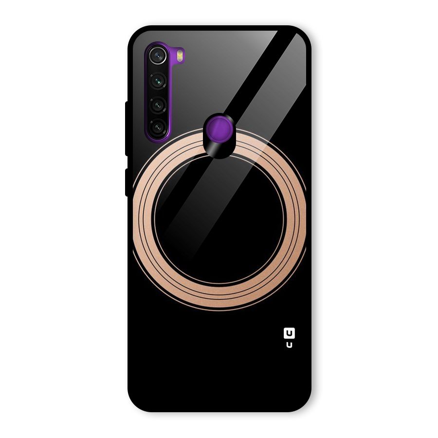 Elite Circle Glass Back Case for Redmi Note 8