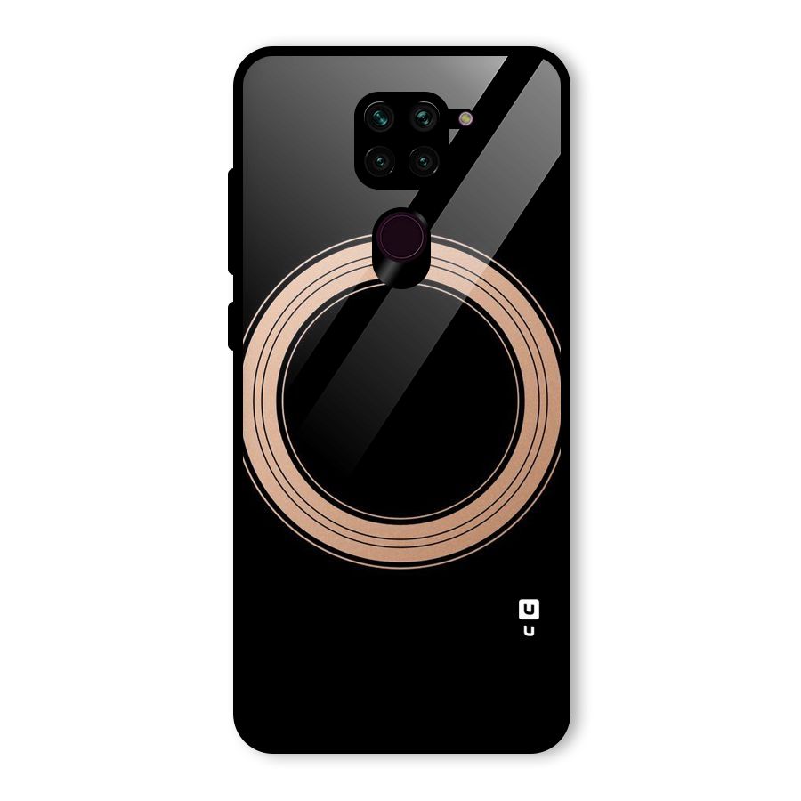Elite Circle Glass Back Case for Redmi Note 9