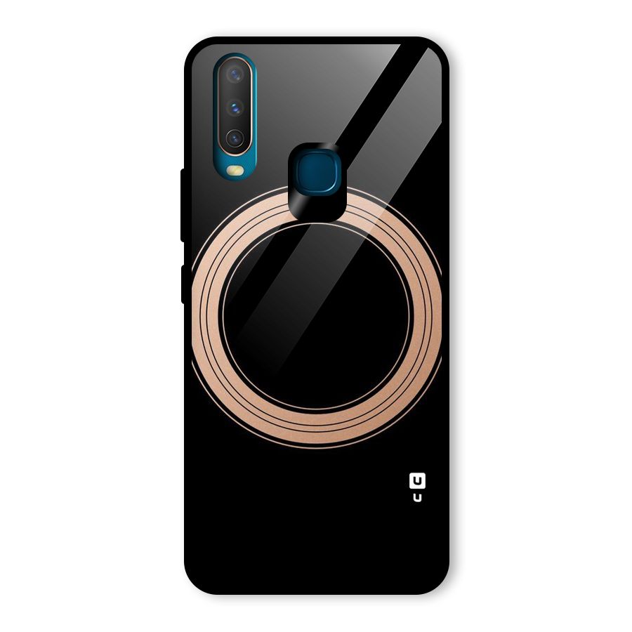 Elite Circle Glass Back Case for Vivo U10