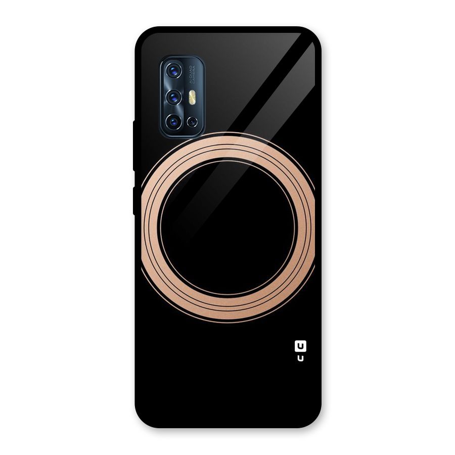 Elite Circle Glass Back Case for Vivo V17