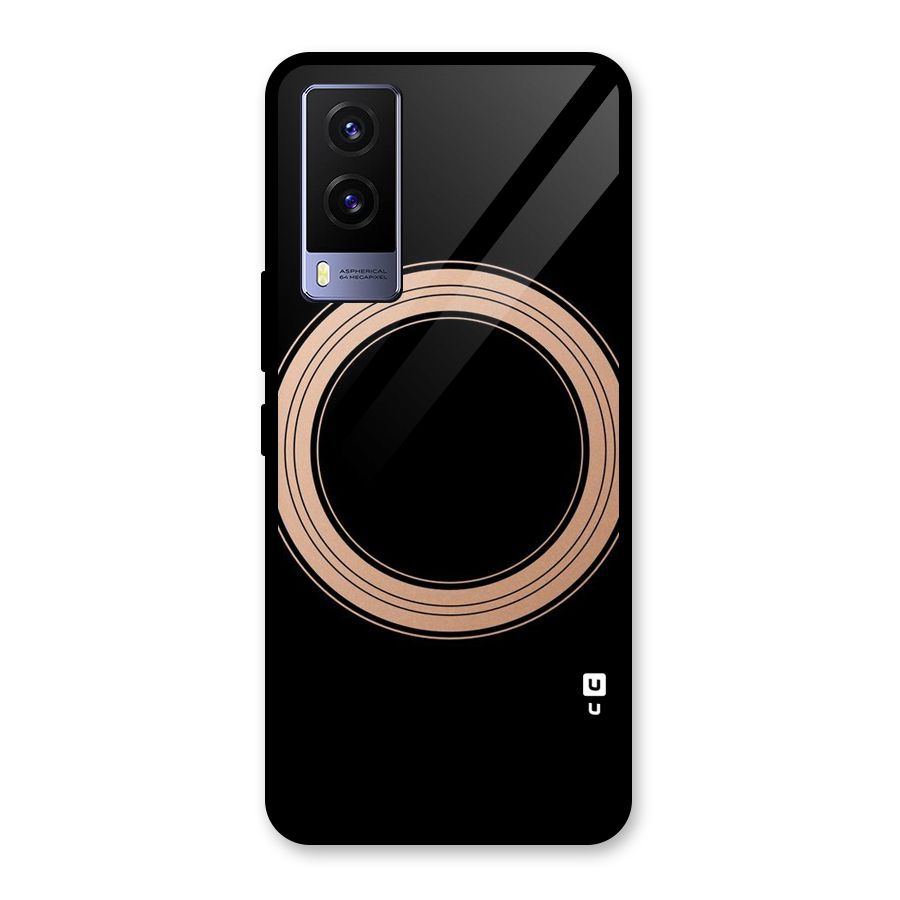 Elite Circle Glass Back Case for Vivo V21e 5G