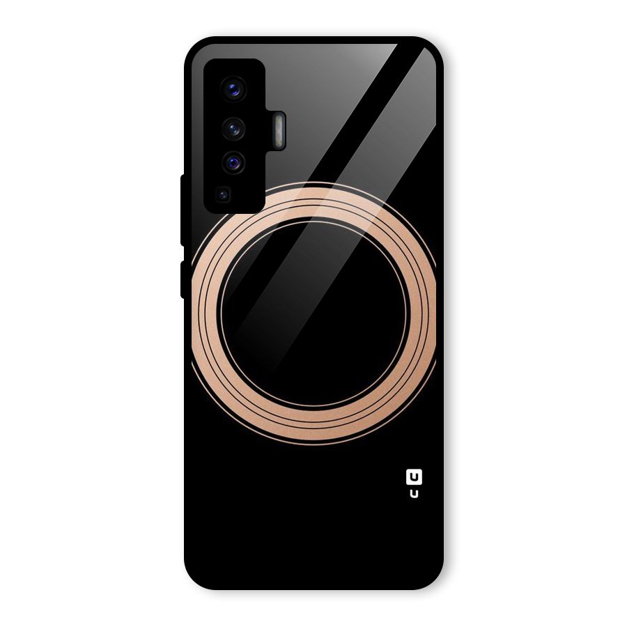 Elite Circle Glass Back Case for Vivo X50